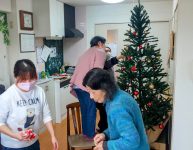 イハナもクリスマス仕様に